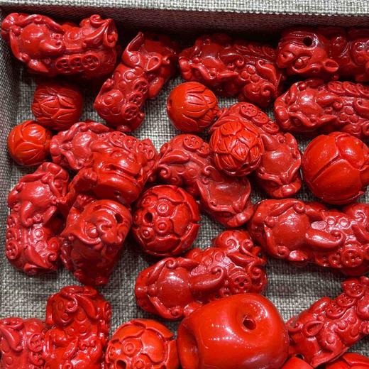 50元/颗朱砂散珠 商品图7