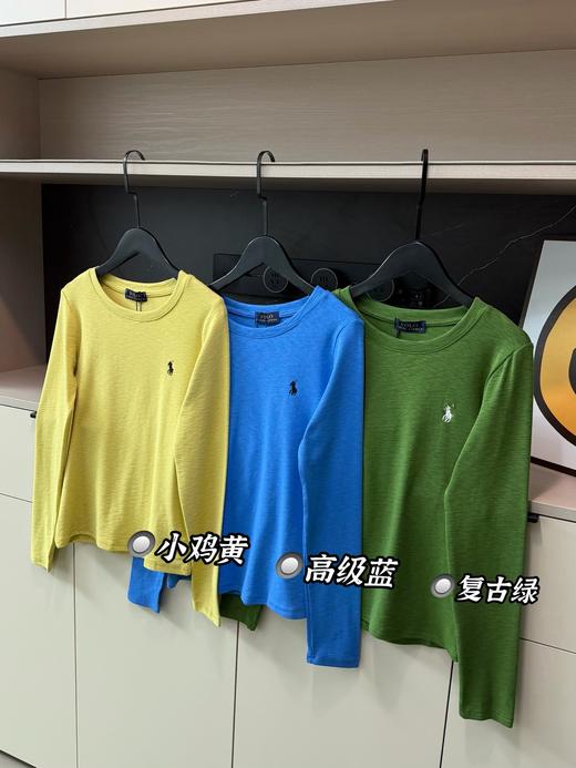 点此购买 拉夫劳伦春秋季女士小马刺绣logo长袖T恤 md 342109 商品图8