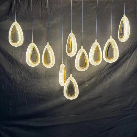 10头水滴心型吊饰（运费自理） 商品图0