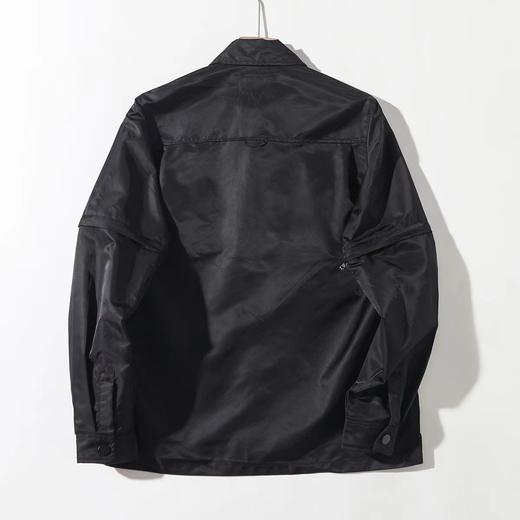 F031233早春新款时尚百搭拉链口袋街头风气质短袖衬衫 商品图12