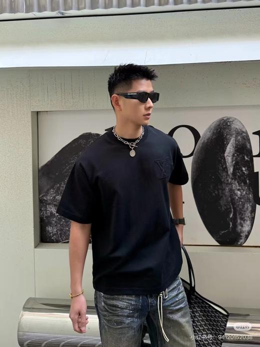 F031243新款简单时尚活力字母logo印花慵懒随性圆领短袖T恤 商品图9