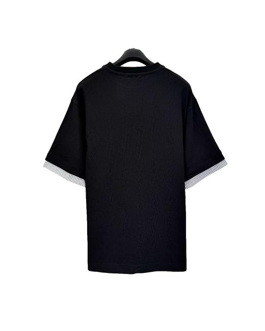 女款假两件短袖T恤he 商品图1