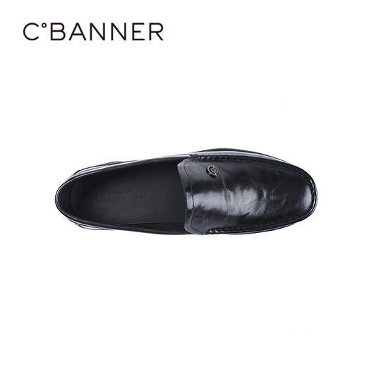 千百度2026春季男鞋皮质细腻柔软光滑乐福鞋A26153107 商品图2