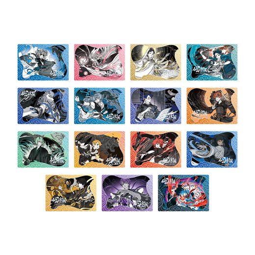 《非人哉官方店》仙山琼阁系列第二弹PET透卡盲盒彩窗烫银收藏卡牌 商品图4