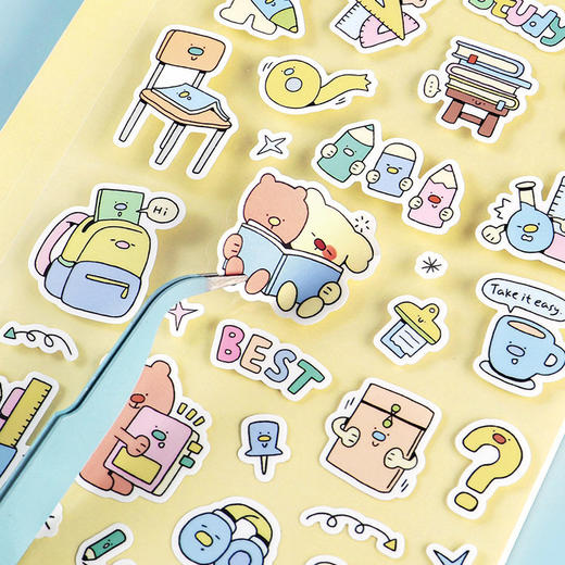 信的恋人墩墩街日常系列合成纸贴纸 商品图1