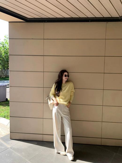 爆款3-7天发货！isabelle marran气质窄版高腰百搭直筒牛仔裤68905 商品图3