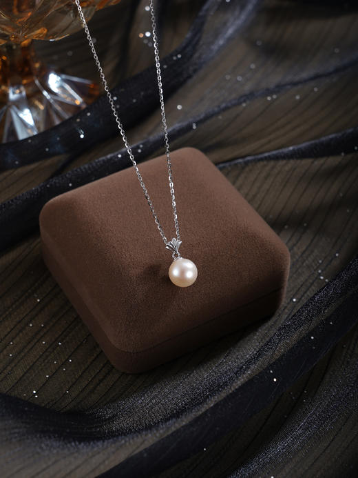 子佩集【悦己时光】银S925珍珠惜王妃套链项链【P3075】双色兰花草2602 商品图6