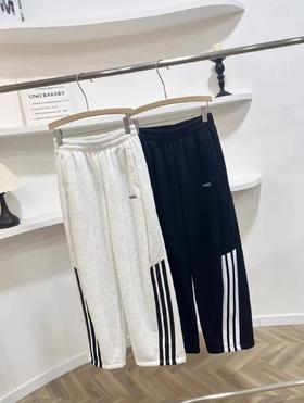 F031225加厚水貂绒冬款男女同款百搭休闲运动长裤