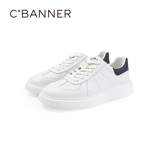 千百度2026春季男鞋触感柔软时刻有型休闲板鞋A26108102 商品图4