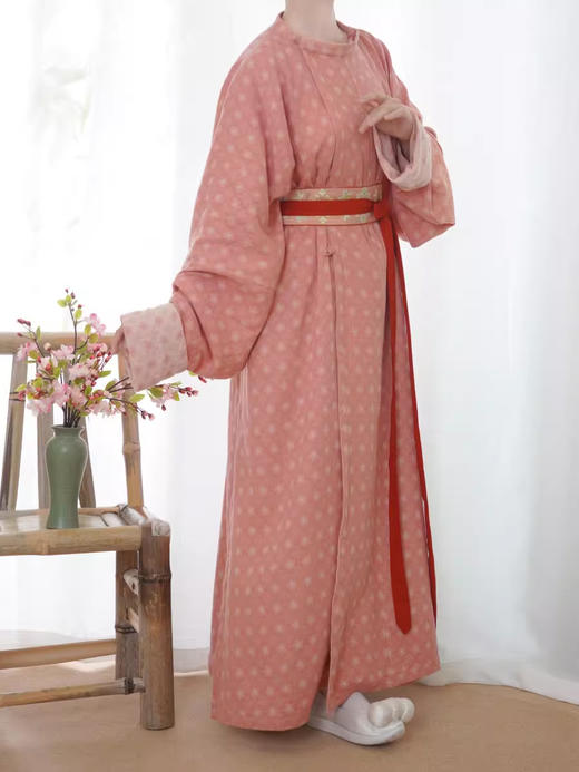 裁缝学苑AH130汉服秋季双面穿圆领袍纸样女装中长款上衣外套样板 商品图1