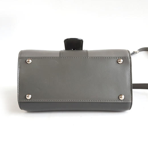 【95新】Delvaux德尔沃Brillant系列深灰色mini Brillant手提单肩包女士270226NJS15 商品图5