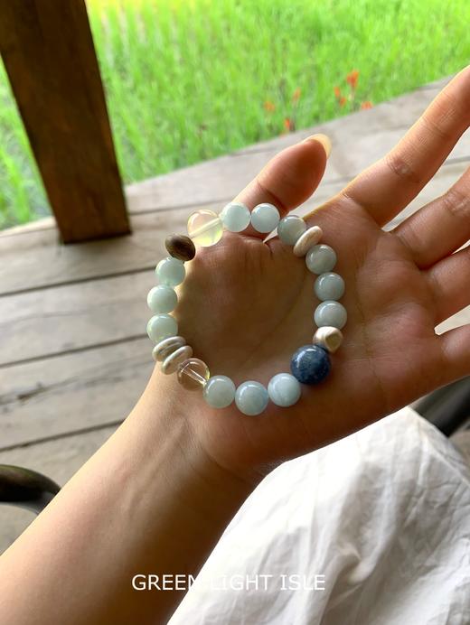 【湖边木屋】勇气与理智·喜水 baby blue蓝调海蓝宝 商品图2