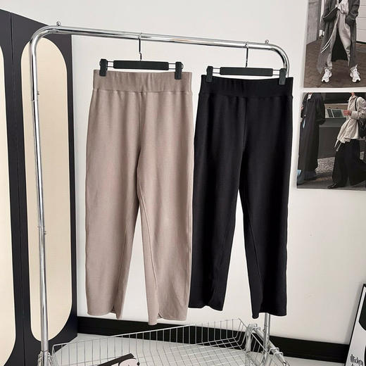 点此购买 lululemon露露Sueded Terry女士裤脚侧开口高腰裤 ssy 341980 商品图0