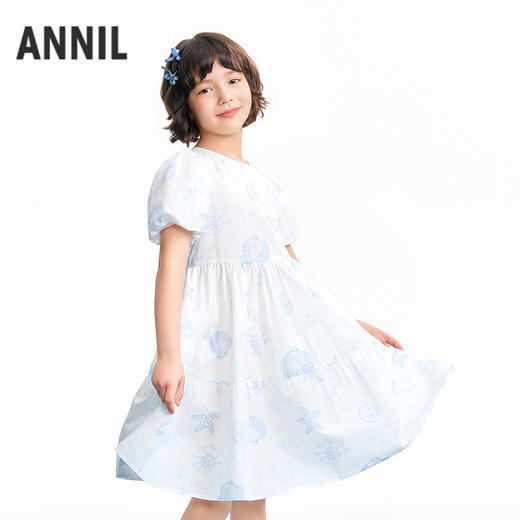 【实体店同款】女童短袖连衣裙夏季新款安奈儿童装AG623141 商品图2