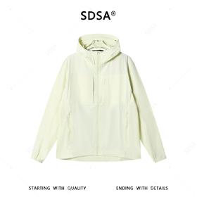 SDSA男装2026新款高贵轻奢时尚简约透气户外拉链立领轻薄软壳夹克