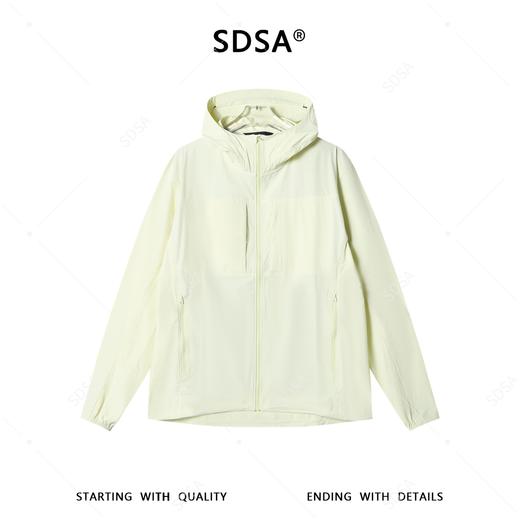 SDSA男装2026新款高贵轻奢时尚简约透气户外拉链立领轻薄软壳夹克 商品图0