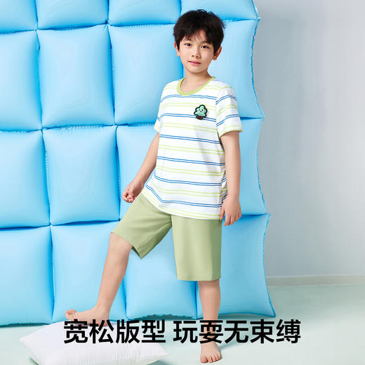 【清仓捡漏】【5A抑菌 100%棉】【120-150】【有棵树】男童夏季纯棉睡衣套装 商品图8