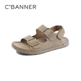 千百度2026夏季男鞋简约利落时尚有型随心调节勃肯凉鞋A26318527