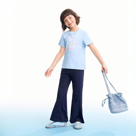 【实体店同款】女童全腰打底裤夏季新款安奈儿童装AG626218 商品图3