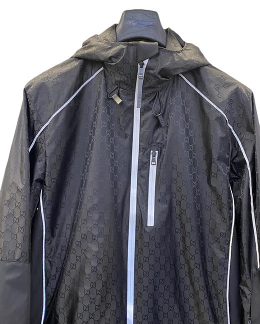 男款提花风衣连帽外套he012 商品图2