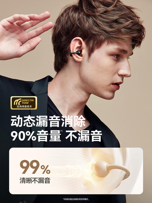 【出行必备丨塞那Sanag  S6SPRO&Z37耳夹蓝牙耳机】AI分离式降噪算法，沟通清晰，智能控制音量，久听不易疲劳，持久续航，日常通勤，跑步 ，商务办公，时尚随行全场景适配 商品图13
