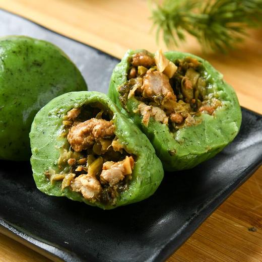 青野竹笋雪菜肉馅青团*4 商品图2
