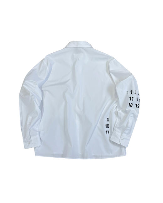 男款微宽松印花长袖衬衫ba016 商品图1