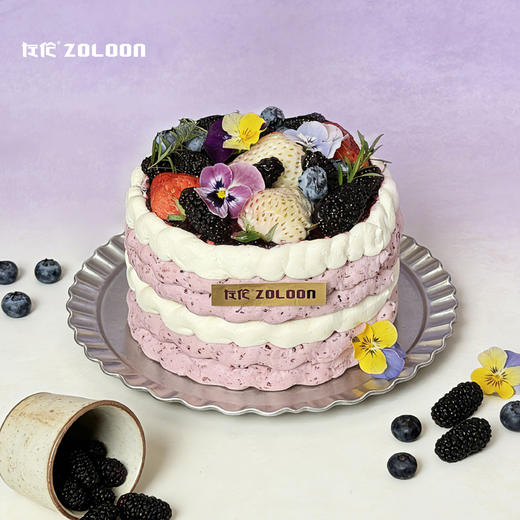 时令花青素丨桑葚油画（桑葚抹茶可丽卷） 商品图0