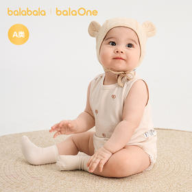 【balaOne】巴拉巴拉宝宝包屁衣婴儿三角衣2026款夏装可爱洋气萌