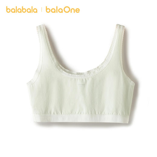 巴拉巴拉女童内衣发育期儿童小背心文胸防凸点防走光甜美花边抗菌 商品图2