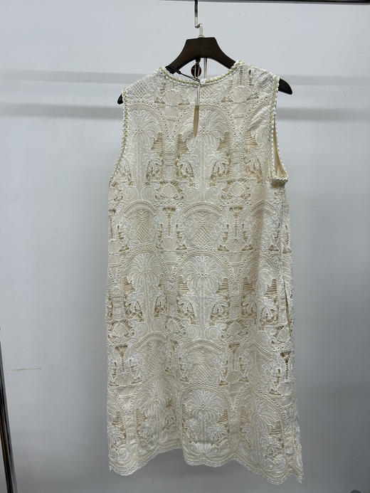 原单新款镂空钩花雷丝设计感连衣裙 商品图9