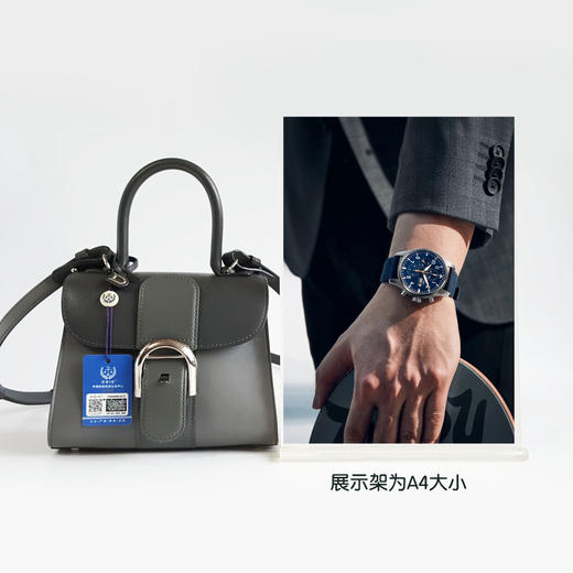 【95新】Delvaux德尔沃Brillant系列深灰色mini Brillant手提单肩包女士270226NJS15 商品图9