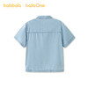 【balaOne】巴拉巴拉男童短袖衬衫儿童中大童牛仔2026新款夏百搭 商品缩略图2