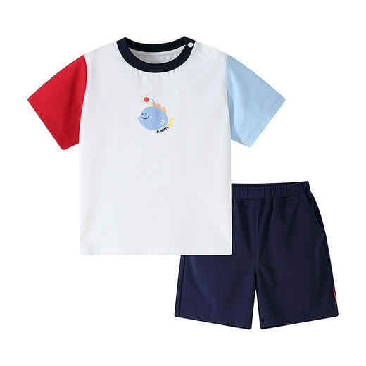 【实体店同款】男童套装夏季新款安奈儿童装XB621170 商品图5