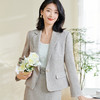 剩XXL 米思阳2026秋季新款气质职业短款西装修身一粒扣搭配正装外套0052 商品缩略图1