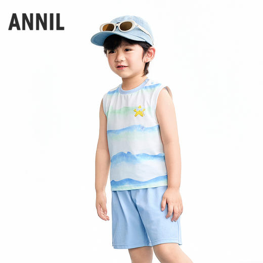 【实体店同款】男童套装夏季新款安奈儿童装XB622164 商品图2