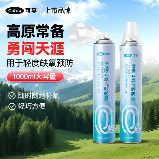可孚氧气瓶便携式孕妇老人家用高原旅游专用压缩氧气罐医用机呼吸 商品图2