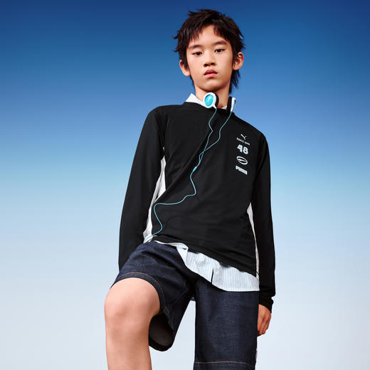 PUMA彪马童装2026夏季新款儿童男童长袖T恤速干透气 商品图4