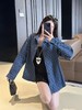 F031254新款满印双G字母单排扣情侣款洗水牛仔衬衫上衣外套 商品缩略图5