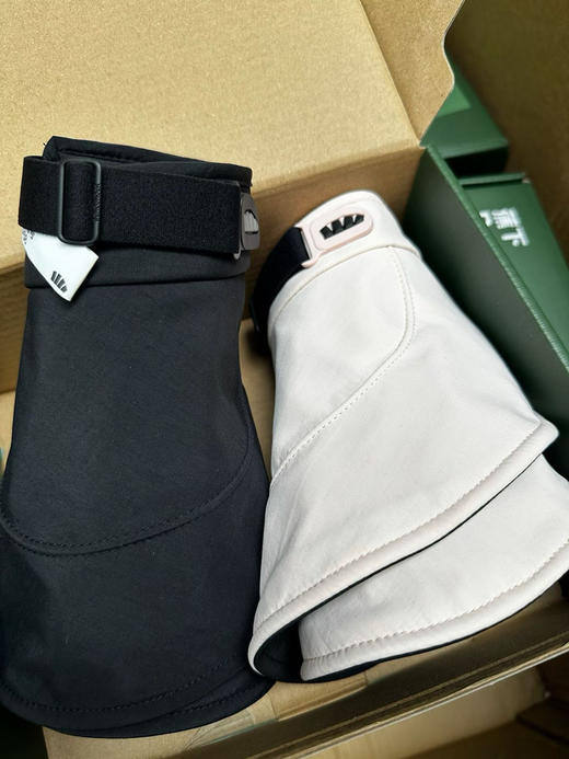 原单正品蕉下升级款蛋卷帽随行防护，UPF50+全脸防晒，紫外线？根本追不上你！升级款丝绒黑胶空境粉丝绒黑胶漫暮黑两色接单。 商品图5