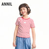 【实体店同款】女童短袖针织衫夏季新款安奈儿童装AG621222 商品缩略图0