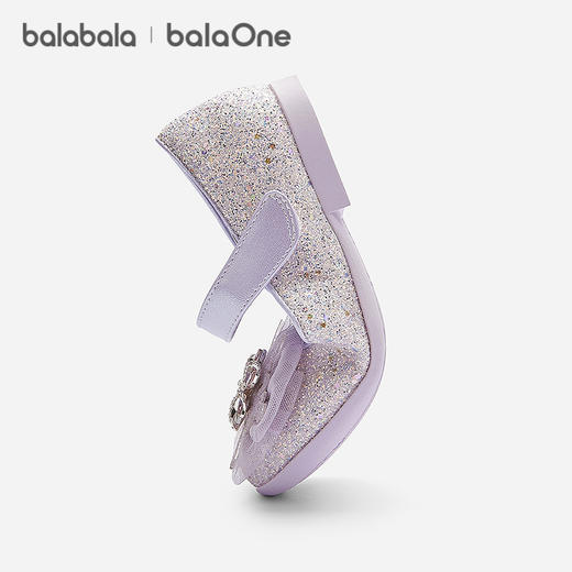 【balaOne】巴拉巴拉童鞋女童公主鞋2026新夏精致闪亮钻扣小皮鞋 商品图2