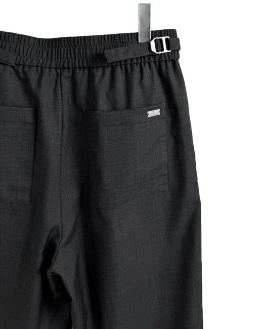 男款羊毛休闲直筒裤长裤he 商品图2