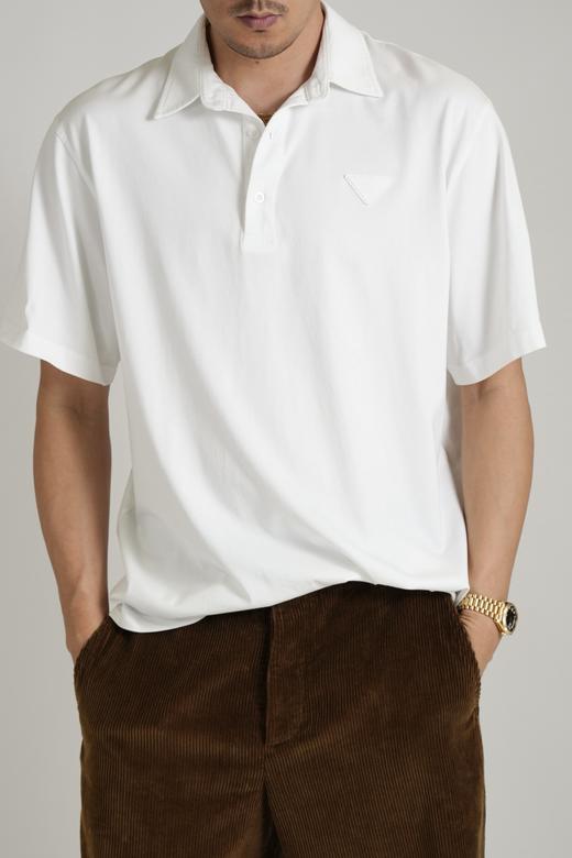 男款三角标棉质短袖Polo衫ba020 商品图3