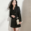 芳外新款气质通勤OL西装领连衣裙双排扣收腰修身短裙8T22AW0082 商品缩略图1