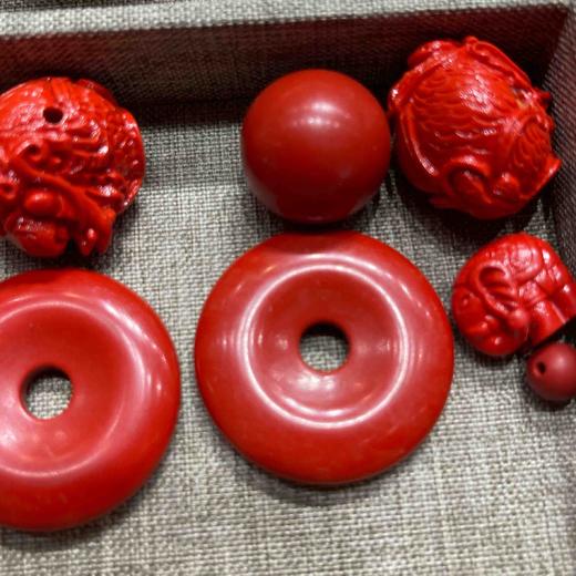 100元/颗朱砂散珠 商品图5