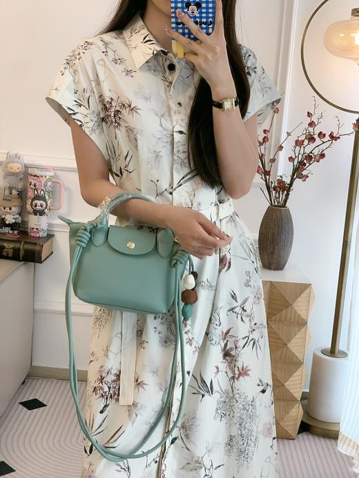 LC珑骧 牛皮Le Pliage Xtra XS串珠手提包迷你饺子包休闲斜挎包 特惠 Z-15866 商品图7