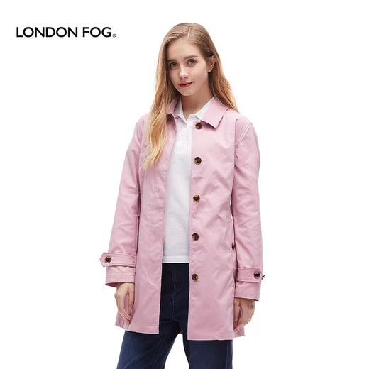 【直发】LONDON FOG/伦敦雾 新品女士翻领暗门襟中款风衣款外套﹣LS21WF131W 商品图0