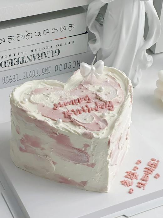 ins简约爱心形蛋糕-低糖处理无添加 商品图0