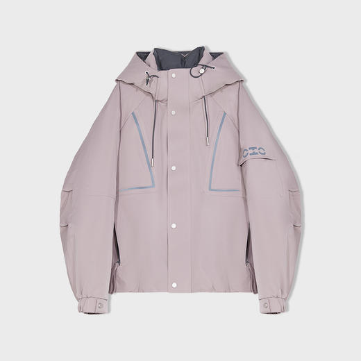 【新品上新】HX 冬季短款带帽羽绒服S100544266101/02 商品图5